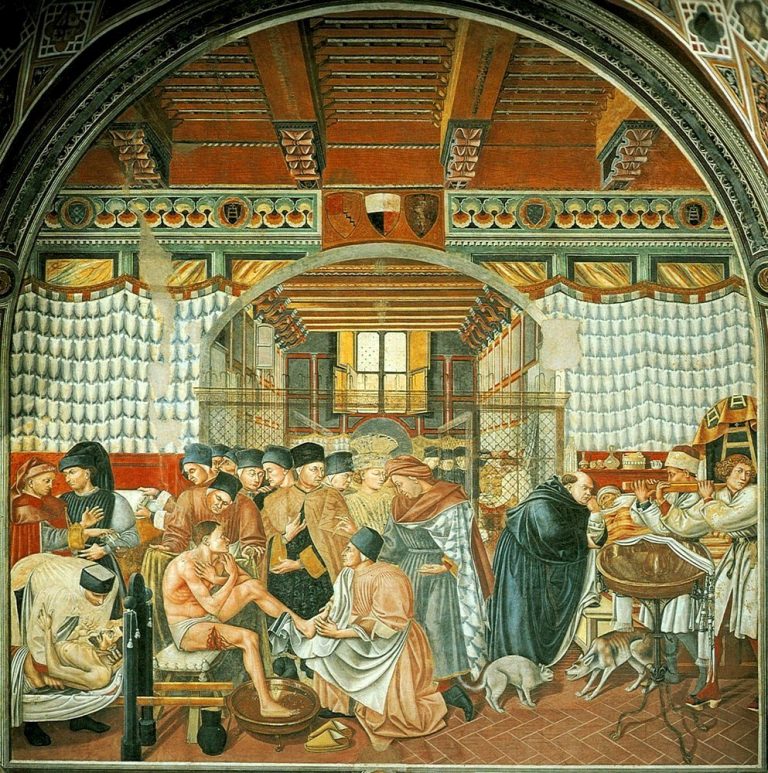 Cura-degli-ammalati-Pellegrinaio-di-Santa-Maria-della-Scala-1440-47_DdiBartolo-768x773