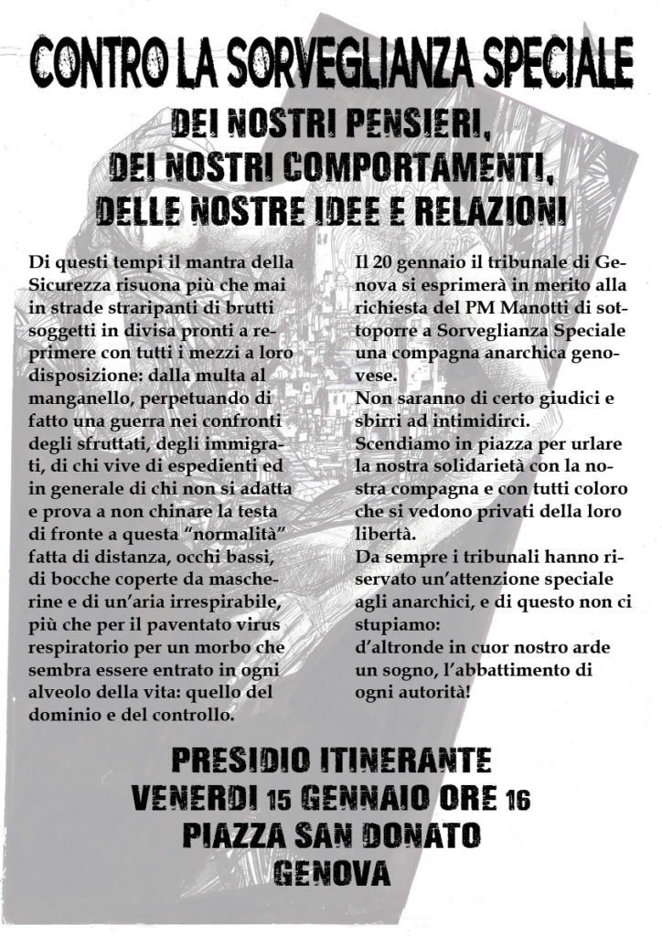 Presidio Itinerante Sorveglianza Speciale Genova
