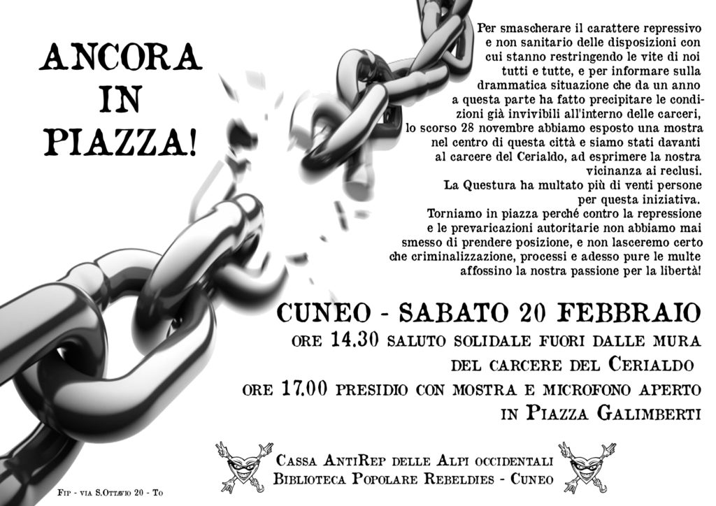 Iniziativa Cuneo 20 febbraio