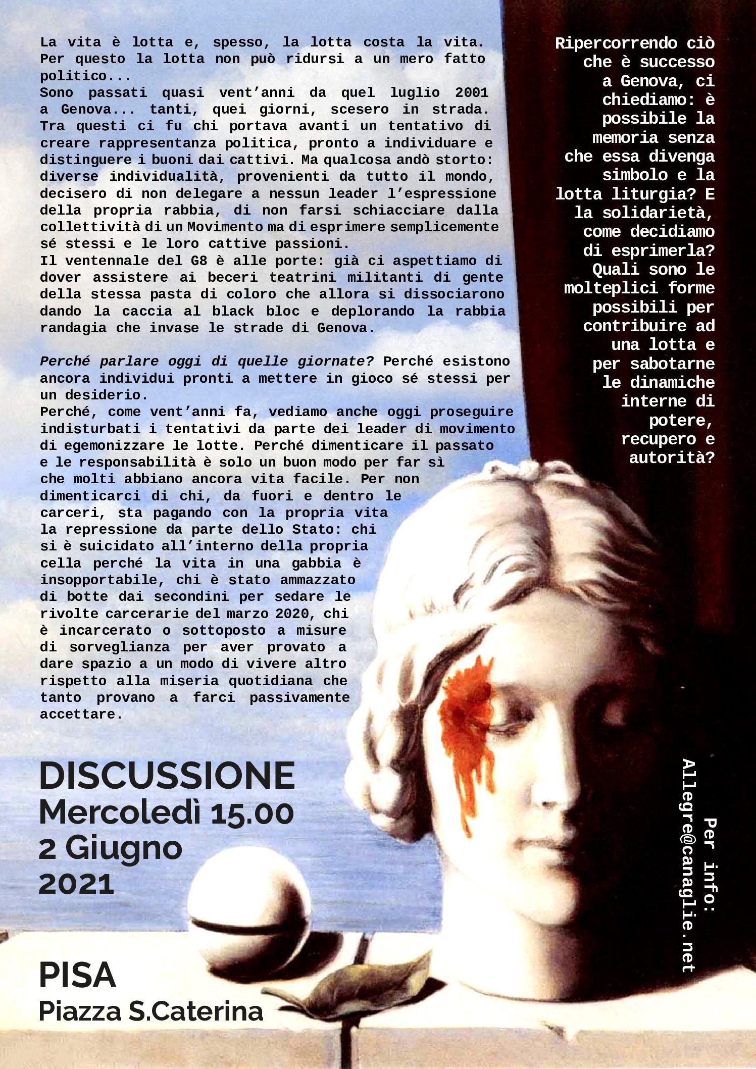 G8 - 2 giugno Pisa