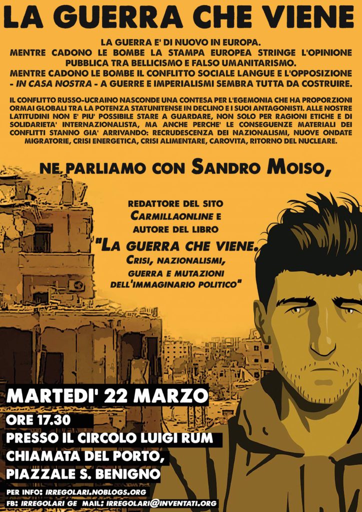 la guerra che viene moiso color