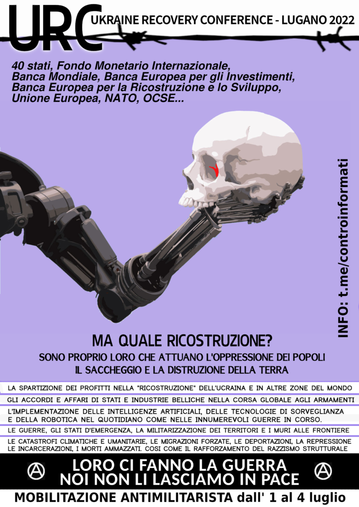 1-4 luglio giornate antimilitariste
