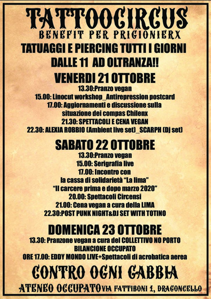 PROGRAMMA TATTOOCIRCUS
