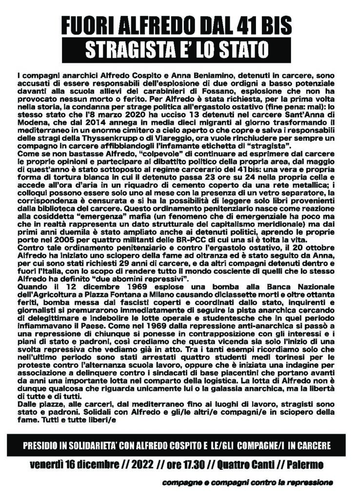 Volantino Cospito def