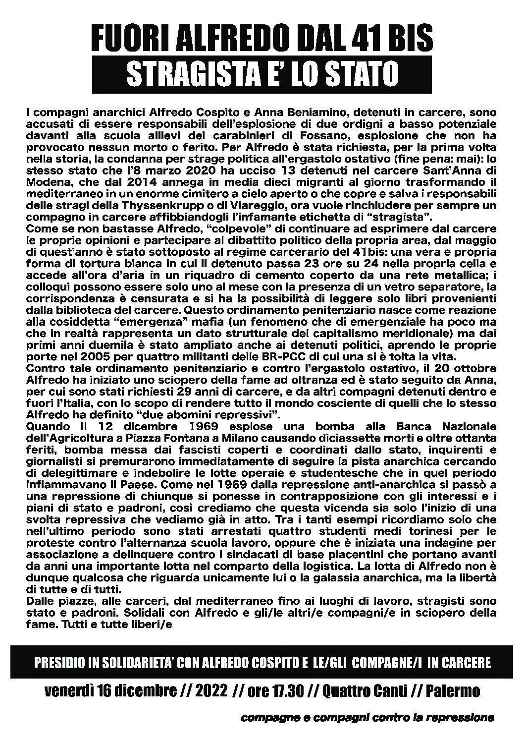 Volantino Cospito def