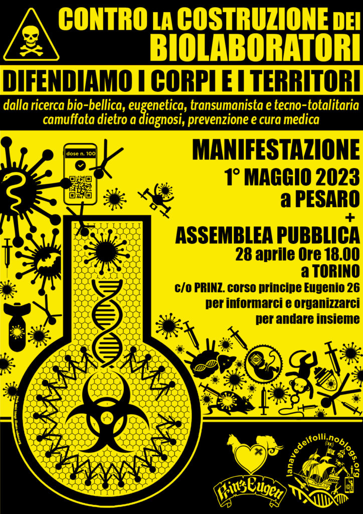 Manifesto Pesaro Manifesta No ai BioLaboratori