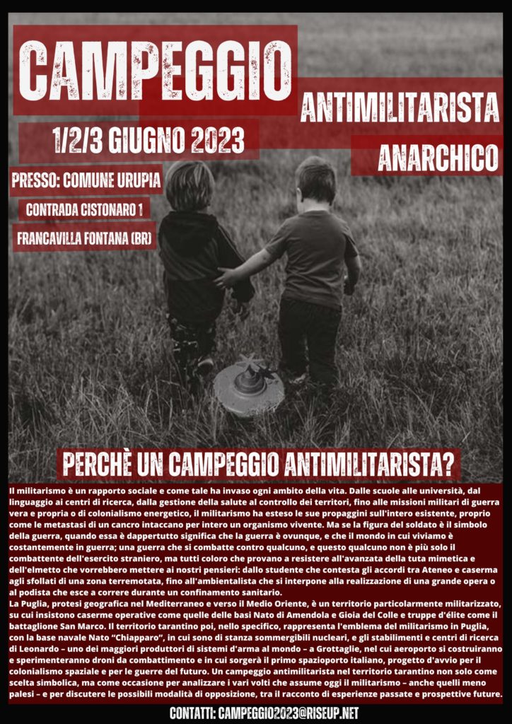 manifesto campeggio