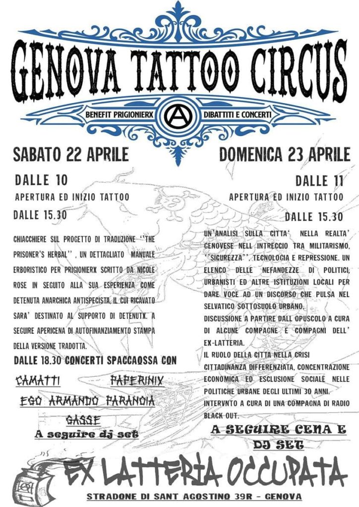 zena tattoo circus