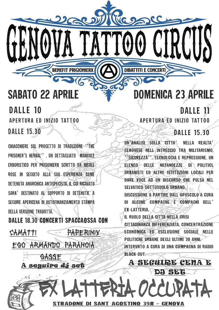 zena tattoo circus