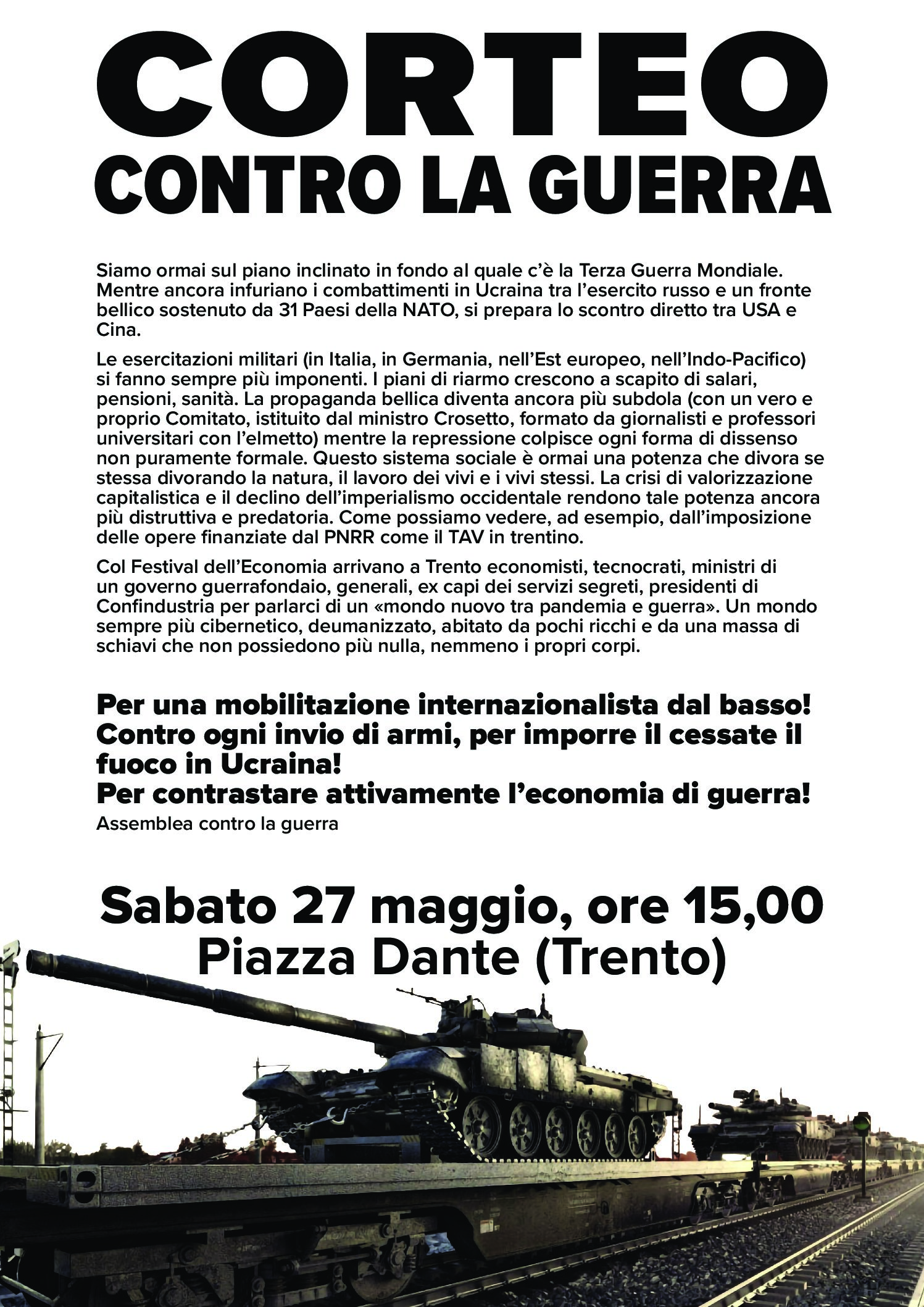 corteo 27 maggio
