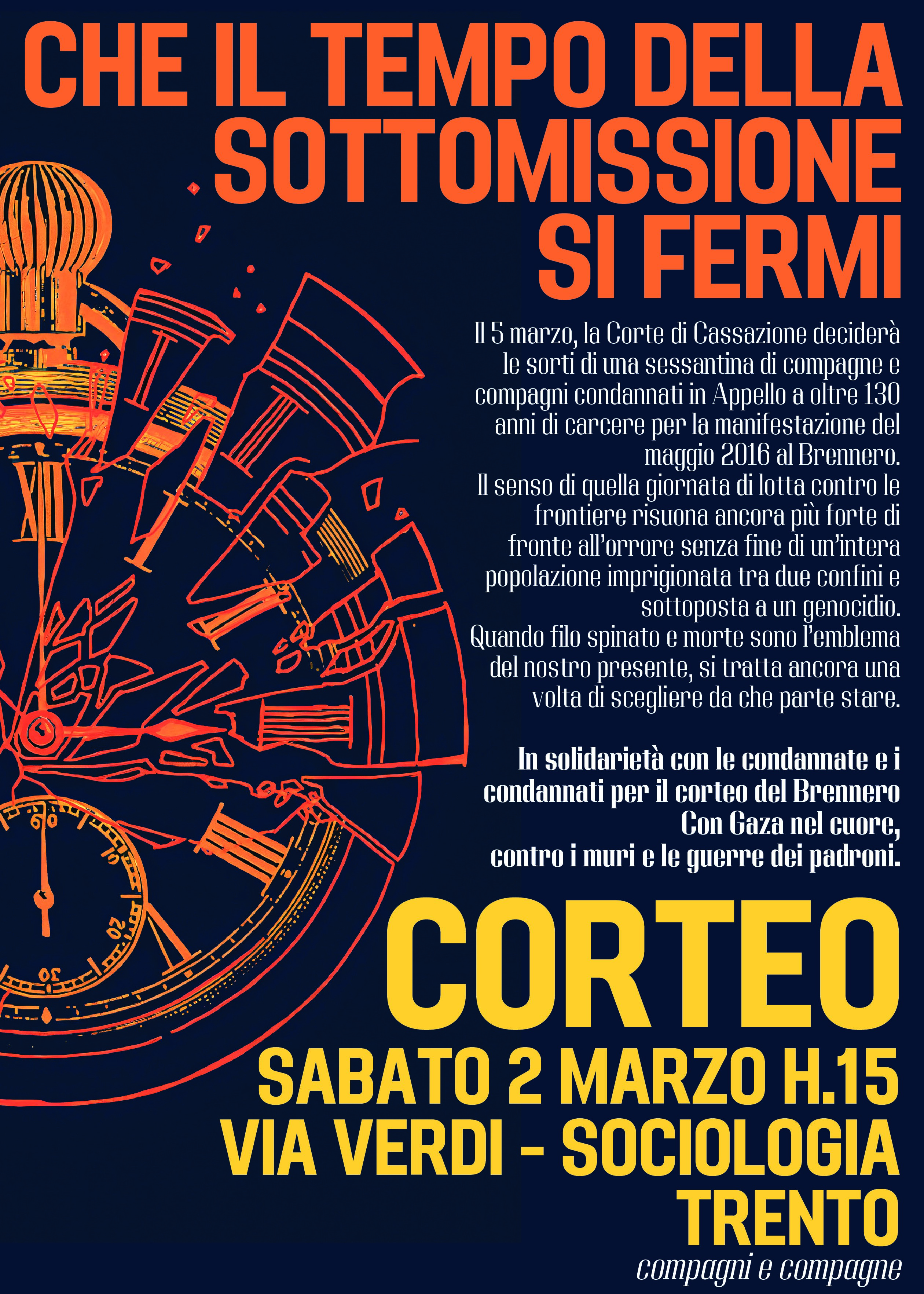 stampa corteo