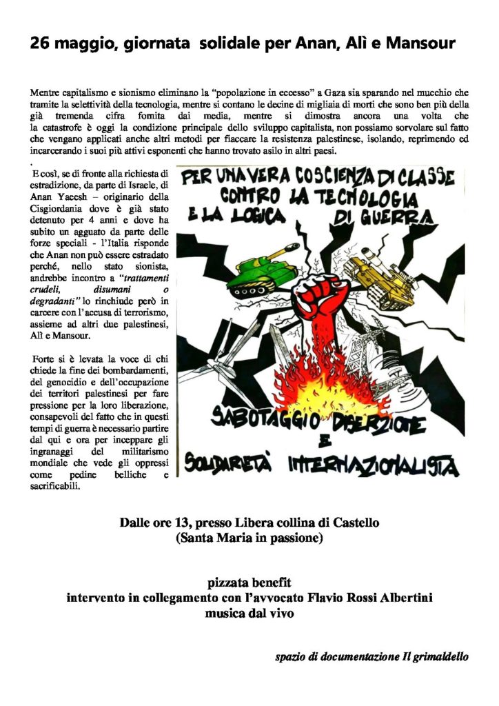 26 maggio da spedire
