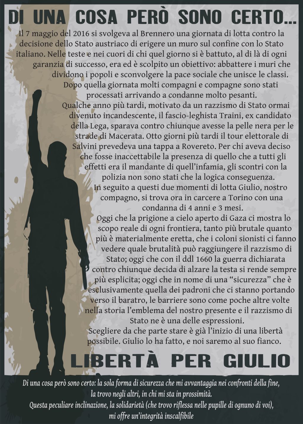 di una cosa