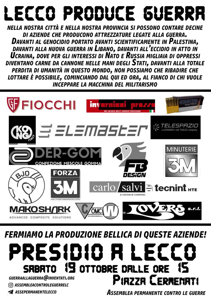 presidio 19 ottobre