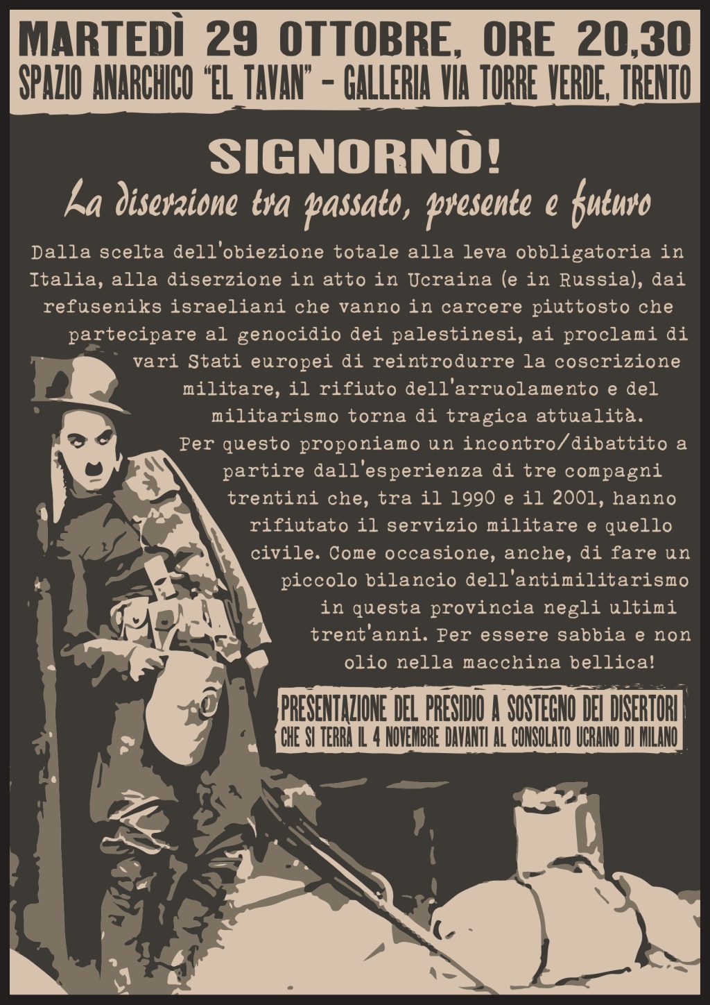 serata diserzione