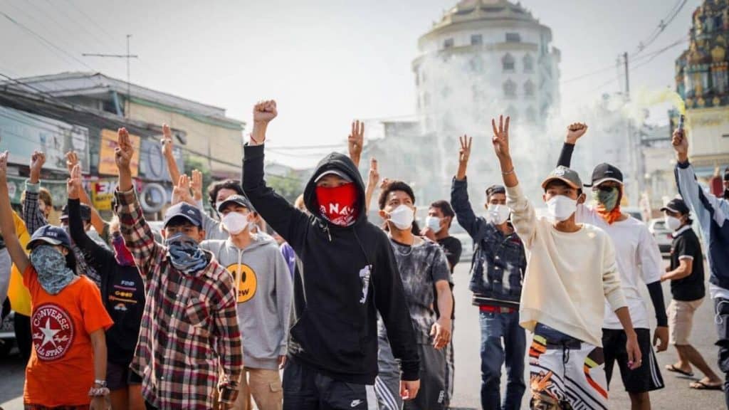 MyanmarFlashMob